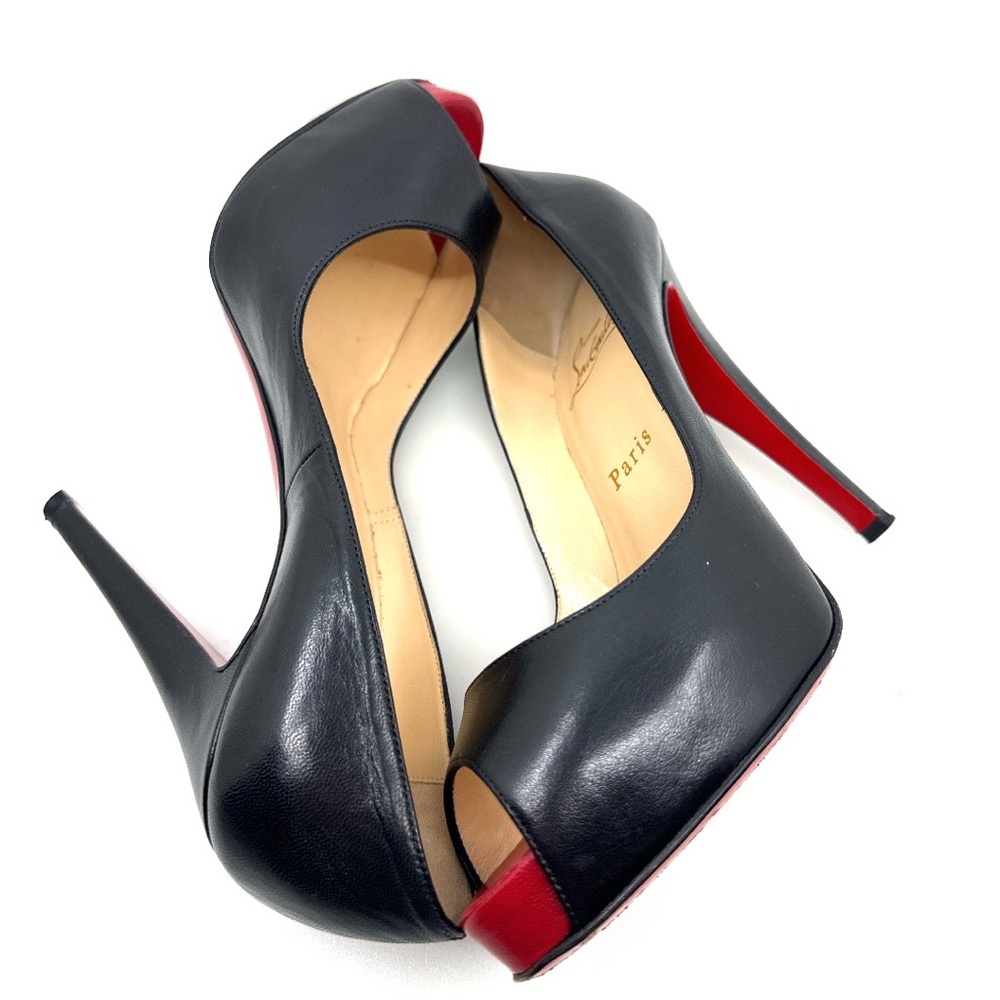 🔥🔥Like New Christian Louboutin Very Prive 120 KID Signature Heels Size 37 - Picture 7 of 16